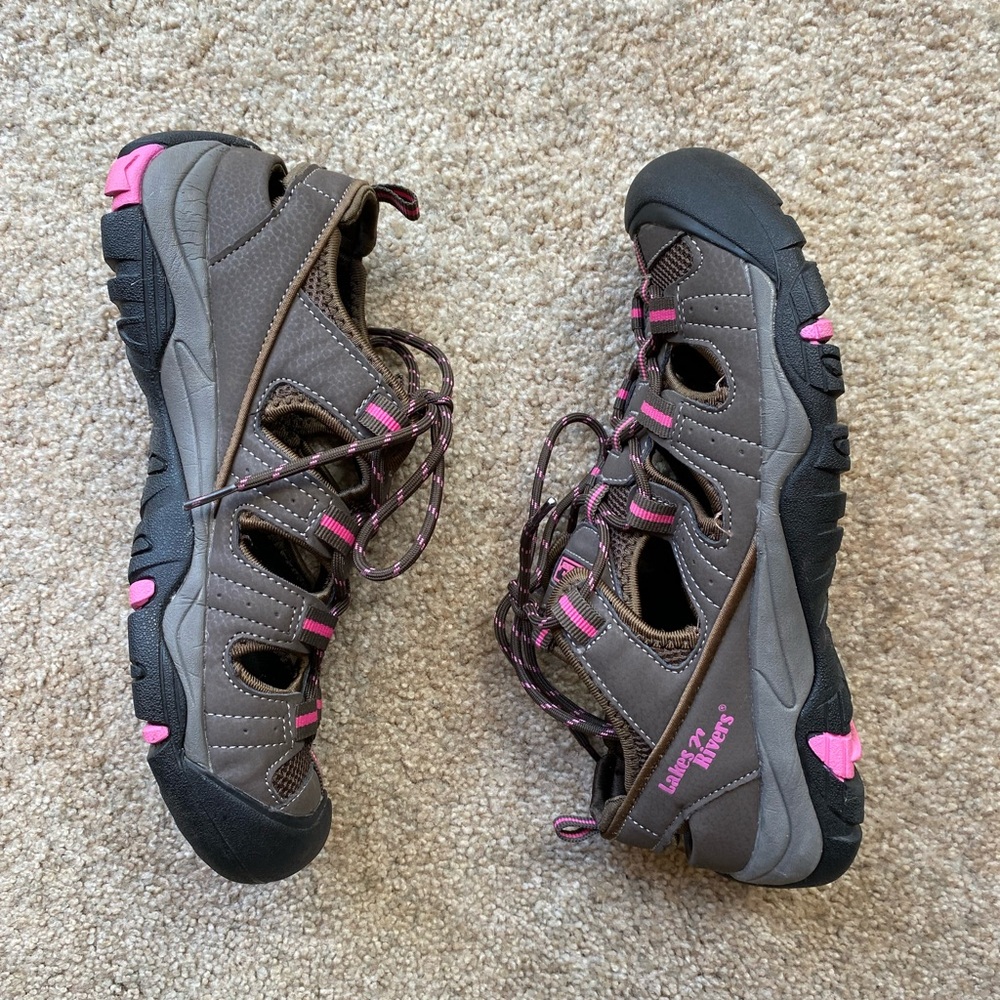 Lakes Rivers Memory Foam Sandals - Picture 2 of 10